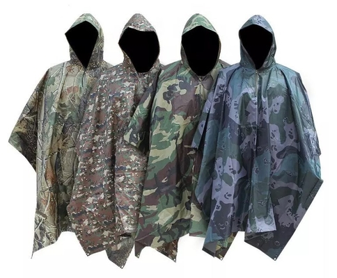 Rain Puncho Tactical Outdoor Gear Poncho impermeabile in poliestere