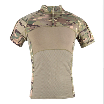 L'usura tattica militare CP CAMMUFFA la camicia 100% di cotone intorno alla camicia militare dell'esercito del collo
