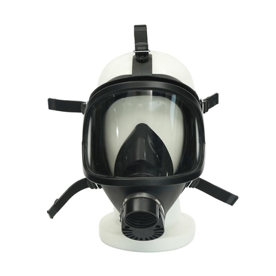 Maschera antigas di gomma naturale del fronte pieno dell'esercito militare con la scatola metallica MGM01 del filtro