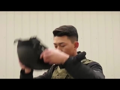 Casco balistico resistente a prova di proiettile con resistenza all'urto e colore nero