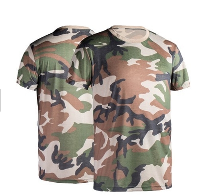 L'usura tattica militare 100% del cotone Ripstop cammuffa la maglietta dell'esercito