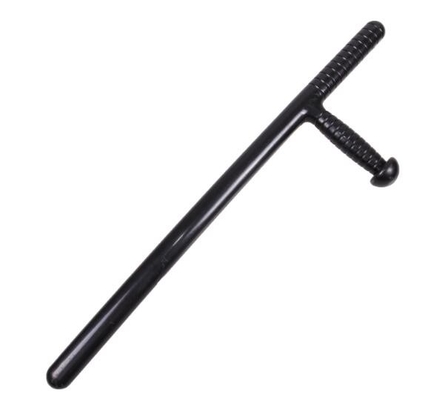 Tipo standard colore nero 60cm del bastone T della polizia di NIj dell'anti di tumulto del bastone ABS del PC con il supporto