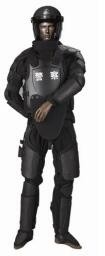 Sicurezza completa di Armor Anti Riot Suit Black del corpo della polizia per forza speciale