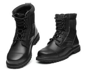 Peso leggero tattico d'acciaio degli stivali della polizia di Toe And Shank Cap Boots