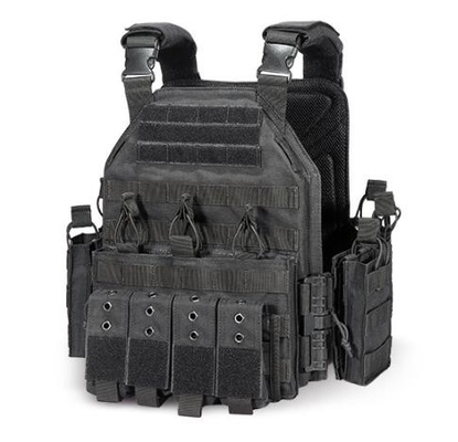 Veste tattica da combattimento, 600D polyester Oxford, portapiastre, giubbotto tattico a rilascio rapido.