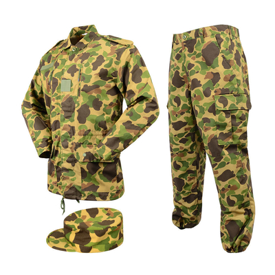 Abbigliamento tattico militare mimetico Rip stop uniforme BDU traspirante