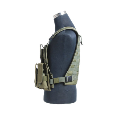 Giubbotto tattico da combattimento in nylon, cinture da spalla rimovibili, misura regolabile