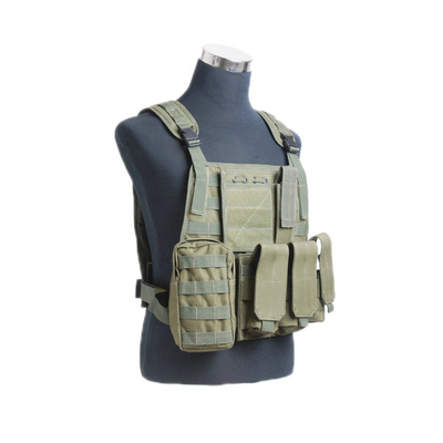 Giubbotto tattico da combattimento in nylon, cinture da spalla rimovibili, misura regolabile