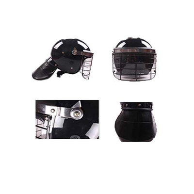 Caschi ABS neri / anti-sommossa con traspirabilità e flessibilità