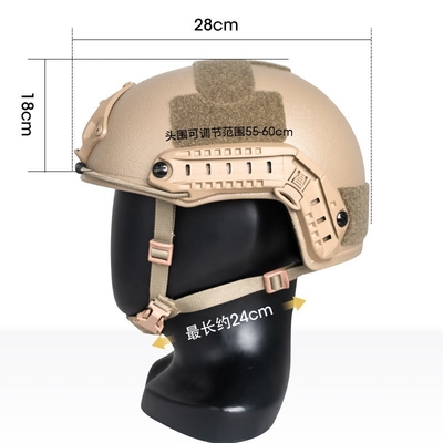 Custom ABS resistente agli urti resistente all'aria aperta FAST MH Casco tattico Caschi CS Casco tattico protettivo