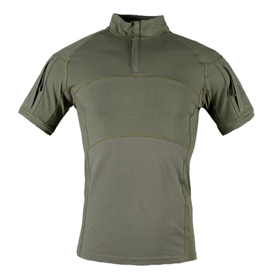 T-shirt di rana maniche corte Sport all'aria aperta Campeggio T-shirt tattica maniche corte con tasche sul braccio