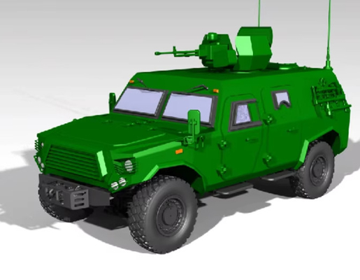 Motore di cilindrata di 800 cc 3 veicoli corazzati militari anfibi