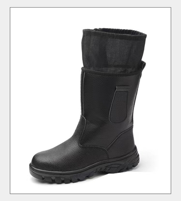 Anti-sfaccettatura Anti-colpito Caldo nero High-top Scarpe di protezione del lavoro Saldatura scarpe di lavoro chiuse