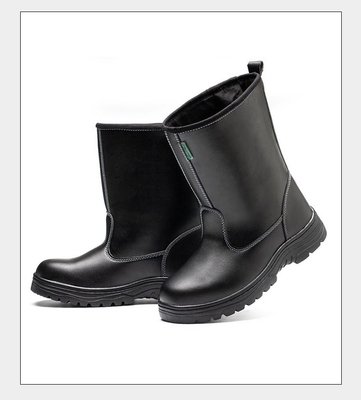 Anti-sfaccettatura Anti-colpito Caldo nero High-top Scarpe di protezione del lavoro Saldatura scarpe di lavoro chiuse