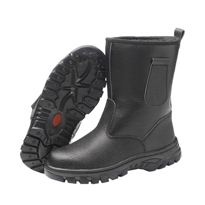 Anti-sfaccettatura Anti-colpito Caldo nero High-top Scarpe di protezione del lavoro Saldatura scarpe di lavoro chiuse