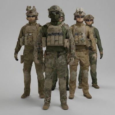 Abbigliamento tattico polivalente per operazioni militari e di polizia