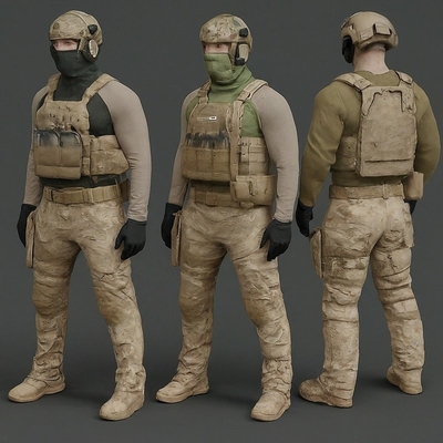 Abbigliamento tattico polivalente per operazioni militari e di polizia