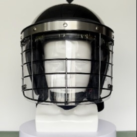 Casco per agenti anti-sommossa con visore