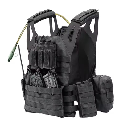 Veste tattica da combattimento con cinture a spalla rimovibili Veste tattica gialla con cinture regolabili