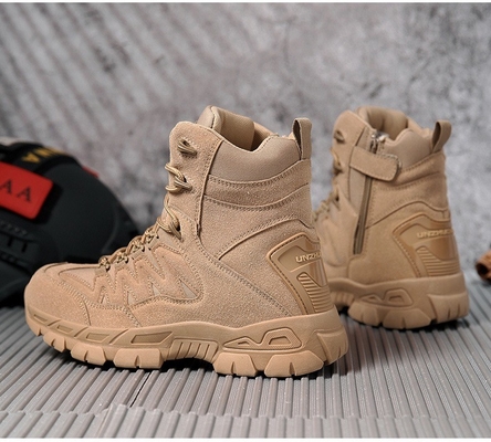Scarpe da uomo tattiche Scarpe da escursione Scarpe da caviglia Scarpe da combattimento speciali del deserto Scarpe da combattimento outdoor Eva Diy Scarpe invernali