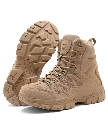 Scarpe da uomo tattiche Scarpe da escursione Scarpe da caviglia Scarpe da combattimento speciali del deserto Scarpe da combattimento outdoor Eva Diy Scarpe invernali