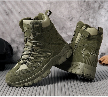 Scarpe da uomo tattiche Scarpe da escursione Scarpe da caviglia Scarpe da combattimento speciali del deserto Scarpe da combattimento outdoor Eva Diy Scarpe invernali