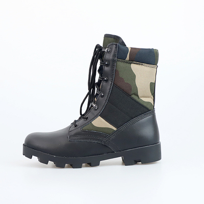 Scarpe da lavoro tattico da uomo di alta qualità Scarpe da combattimento nere per motociclette Scarpe da difesa per escursioni