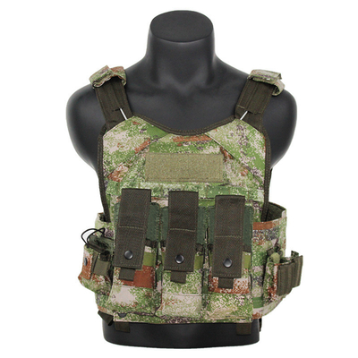 Ghost Vestico tattico multifunzionale resistente all'usura con pannello antiproiettile Abito da allenamento all'aria aperta Camuffamento in otto pezzi