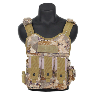 Ghost Vestico tattico multifunzionale resistente all'usura con pannello antiproiettile Abito da allenamento all'aria aperta Camuffamento in otto pezzi