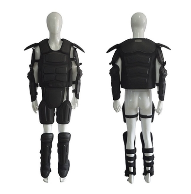 2024 Nuovo completo di difesa nero rigido antifiamma antidisturbo anti-colpo Safety riot suit