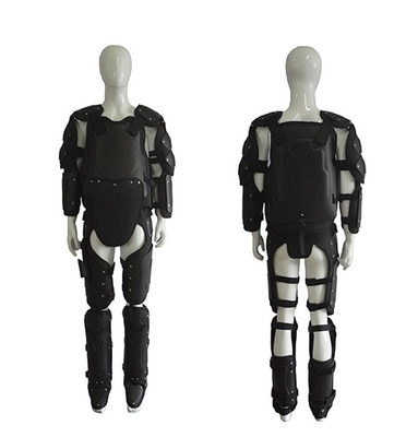 2024 Nuovo completo di difesa nero rigido antifiamma antidisturbo anti-colpo Safety riot suit