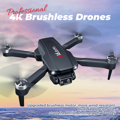 H16 Mini RC Drone HD Camera Wifi Fpv Quadcopter pieghevole senza spazzole Droni professionali giocattoli per bambini 14Y+