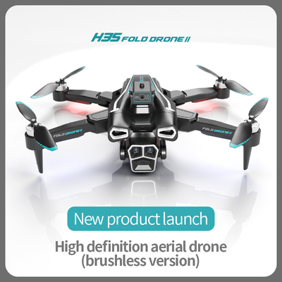Professionale 4K HD ESC Dual Camera Mini Drone H35 Flusso ottico senza spazzole WIFI Quadcopter Remote di evitazione degli ostacoli