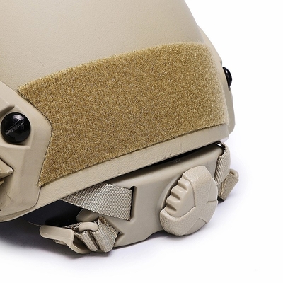 Casco balistico FAST NIJ IIIA Testa di protezione balistica Kevlar Tattico Grande Taglia Casco di alto taglio Khaki