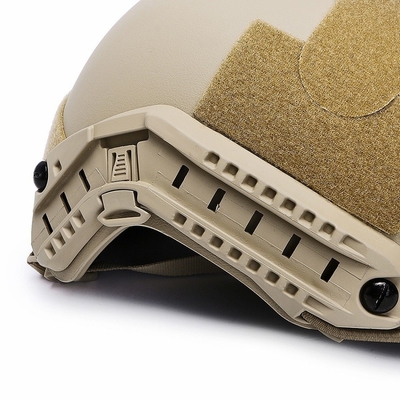 Casco balistico FAST NIJ IIIA Testa di protezione balistica Kevlar Tattico Grande Taglia Casco di alto taglio Khaki