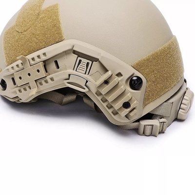 Casco balistico FAST NIJ IIIA Testa di protezione balistica Kevlar Tattico Grande Taglia Casco di alto taglio Khaki