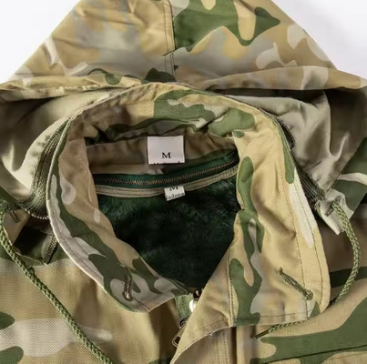 T65/C35 Tessili masselli maschili militari giacche e pantaloni tattici a manica lunga con cuoio diviso