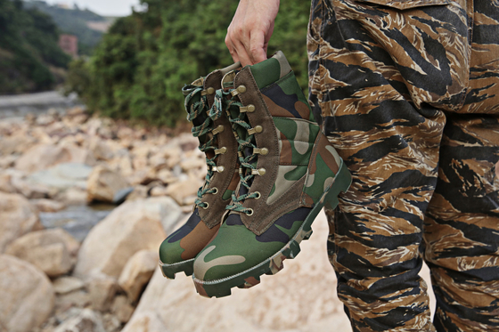7-12 Scarpe tattiche da caviglia in cuoio resistenti agli urti e non compressive
