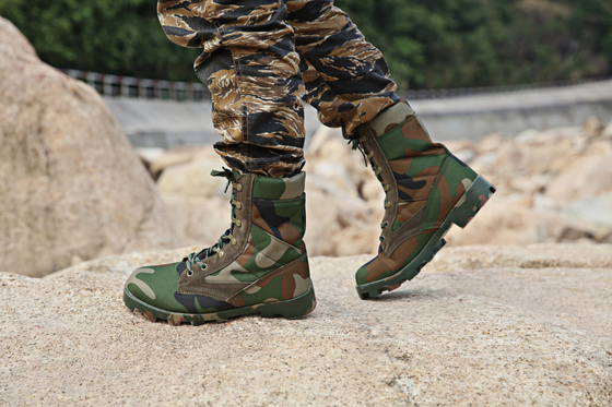7-12 Scarpe tattiche da caviglia in cuoio resistenti agli urti e non compressive