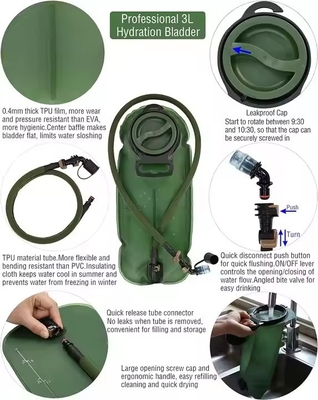 Kit tattico di primo soccorso riflettente resistente all'acqua con cinture regolabili