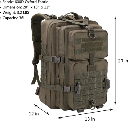 10L scatola di primo soccorso tattico con fascia riflettente