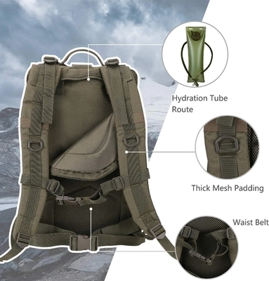 Alpinismo escursioni Tactical Bag Gym Sport Interior Zipper Pocket 600D Polyester Travel Storage Taschino tattico