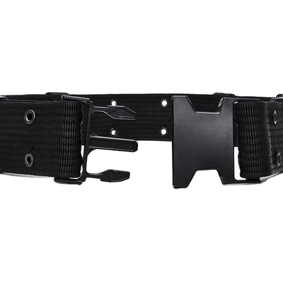 Nero Rapido rilascio Esterno impermeabile PP Custom Webbing cintura tattica per uomini allenamento tattico sport all'aria aperta e escursioni