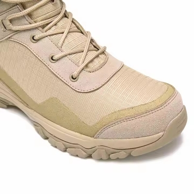 Khaki impermeabile antiscivolo comodo tattico per l' allenamento escursione stivali di allenamento per uomini
