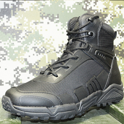 Stivali militari e tattici da uomo, CoolMax Tactical Combat Durable Leather Work Utility Outdoor Hiking Assault Boo