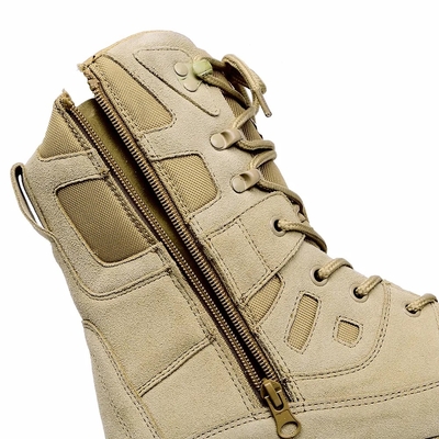 Uomo Tan Colore Acciaio Polpa Di Sicurezza Pelle Comodo Acqueproof Anti-Slip Stivali da Caccia