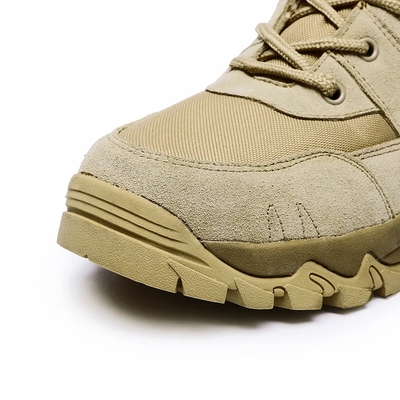 Uomo Tan Colore Acciaio Polpa Di Sicurezza Pelle Comodo Acqueproof Anti-Slip Stivali da Caccia