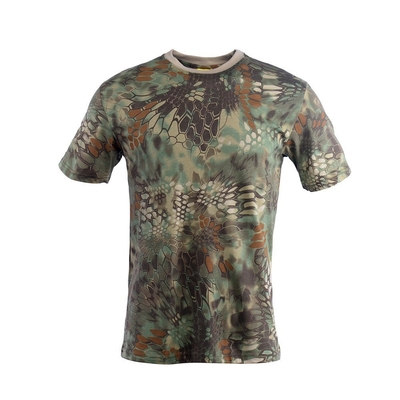Cina Xinxin Fabbricante Camouflage Collo rotondo Puro cotone maniche corte T-shirt di addestramento tattico