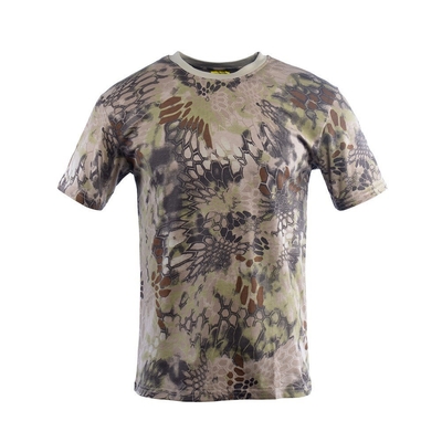 Cina Xinxin Fabbricante Camouflage Collo rotondo Puro cotone maniche corte T-shirt di addestramento tattico