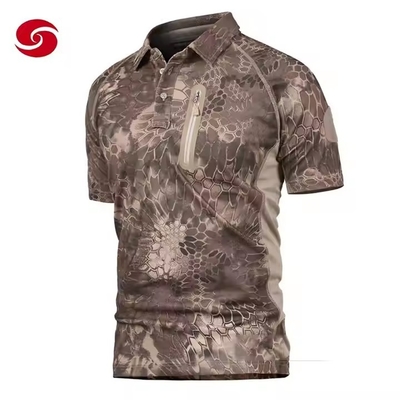 Indumenti tattici digitale camouflage a asciugatura rapida manica corta TWLL per uomini